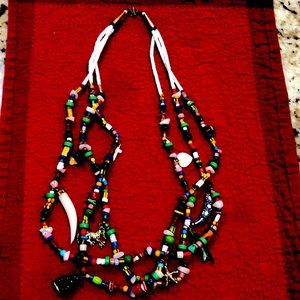 Vintage fetish necklace